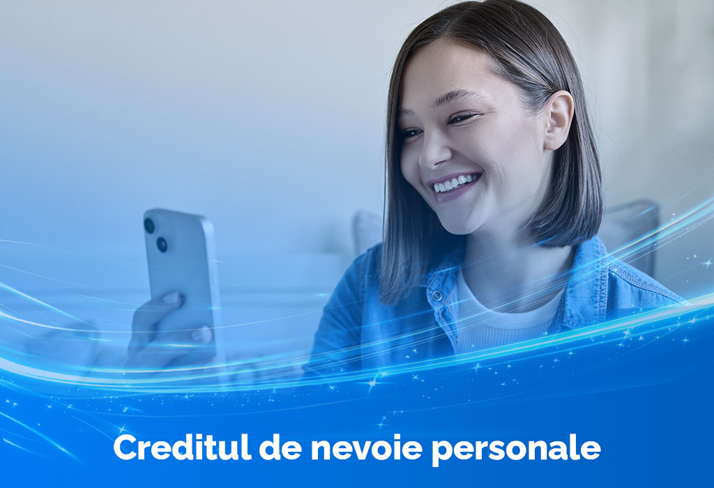 Fată zâmbitoare cu telefonul mobil